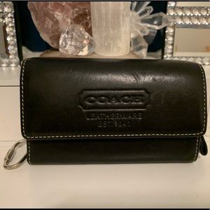 Small coach coin and credit card wallet